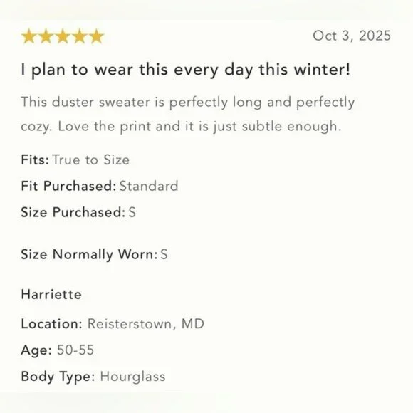 NWT Size XXS/XS - Pilcro Leopard Print Sweater Duster with Pockets (NWT US$ 238) - Picture 15 of 16